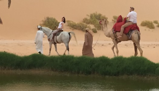 Did you really ride a camel, Micaela?