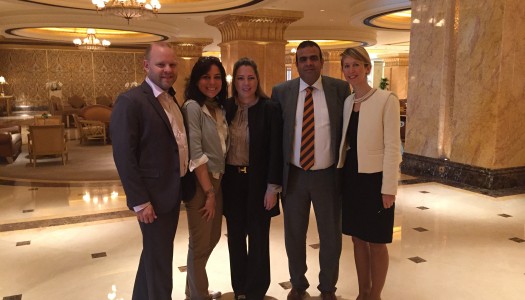 Meeting with the team from Emirates Palace