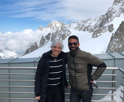 Andrea Tassini and Micaela Giacobbe, Mont Blanc
