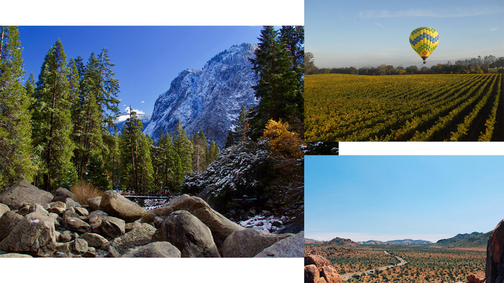 Natural retreats - Yosemite, Joshua Tree & Sonoma County